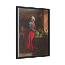 A Cook in a Red Apron in the Inn at Vaugirard (1862) by Léon Bonvin