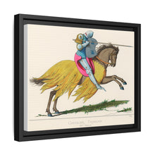 French Knight, 14th Century: Vintage Equestrian Art by Paul Mercuri (1860)