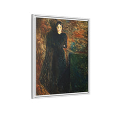 Lady in Black by Edvard Munch - NOMADEN ART GALLERY