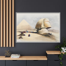 The Great Sphinx Pyramids of Gezeeh illustration bby David Roberts (1796–1864)