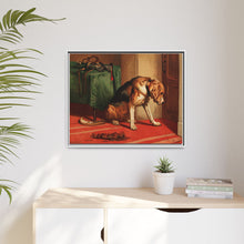 Suspense (1877) by sir Edwin Landseer, a Victorian bloodhound mastiff waiting. - NOMADEN ART GALLERY