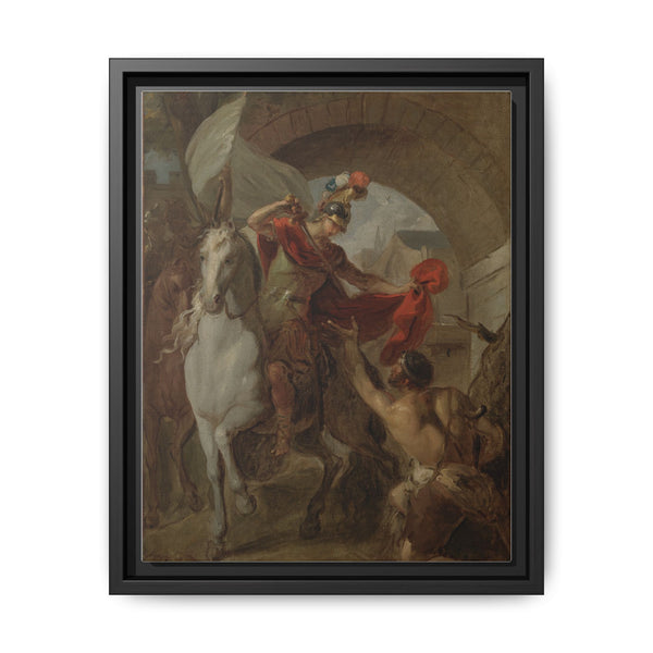 Saint Martin Sharing his Coat with a Beggar by Louis Galloche - NOMADEN ART GALLERY