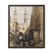 Minarets and grand entrance of the Metwaleys at Cairo illustration by David Roberts (1796–1864) - NOMADEN ART GALLERY