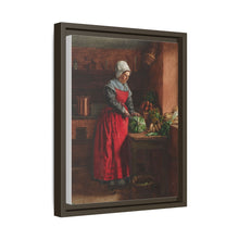 A Cook in a Red Apron in the Inn at Vaugirard (1862) by Léon Bonvin