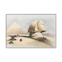 The Great Sphinx Pyramids of Gezeeh illustration bby David Roberts (1796–1864) - NOMADEN ART GALLERY