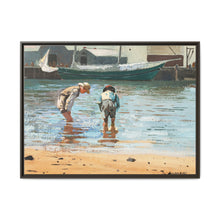 Boys Wading (1873) by Winslow Homer - NOMADEN ART GALLERY