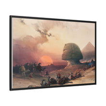 Approach of the simoom Desert of Gizeh illustration by David Roberts (1796–1864)