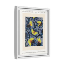 Butterfly pochoir pattern in Art Nouveau oriental style