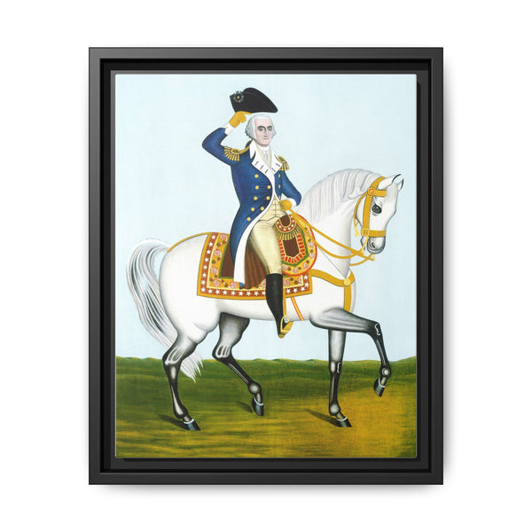 General Washington on a White Charger (835) by American 19th Century - NOMADEN ART GALLERY