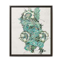 William Morris's Watercolour, woven fabric design: Anemone (1876) - NOMADEN ART GALLERY