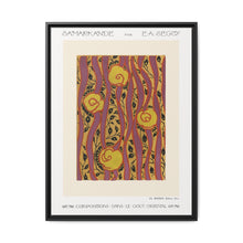 Flower pattern Art Deco stencil print in oriental style. Original from our own 1914 edition of Samarkande - NOMADEN ART GALLERY