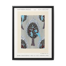 Art Nouveau bird pattern pochoir print in oriental style - NOMADEN ART GALLERY