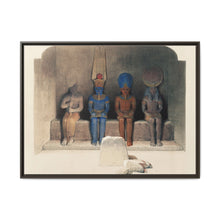 Sanctuary of the Temple of Aboo Simbel Nubia illustration by David Roberts (1796–1864) - NOMADEN ART GALLERY