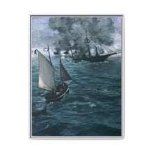 The Battle of the Kearsarge and the Alabama by Édouard Manet - NOMADEN ART GALLERY