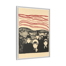 Edvard Munch's Anxiety (Angst) (1896) - NOMADEN ART GALLERY