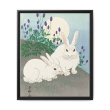 Rabbits at full moon (1920 - 1930) by Ohara Koson