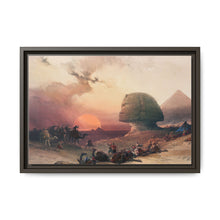 Approach of the simoom Desert of Gizeh illustration by David Roberts (1796–1864) - NOMADEN ART GALLERY