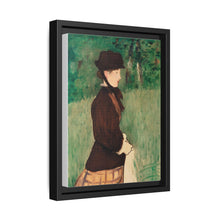 Young Woman in a Garden (Jeune femme dans un jardin), (1879) by Édouard Manet - NOMADEN ART GALLERY