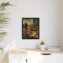 Saint Francis Xavier preaching and healing. Oil painting after Peter Paul Rubens.