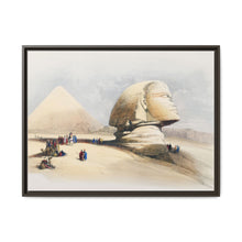 The Great Sphinx Pyramids of Gezeeh illustration bby David Roberts (1796–1864) - NOMADEN ART GALLERY