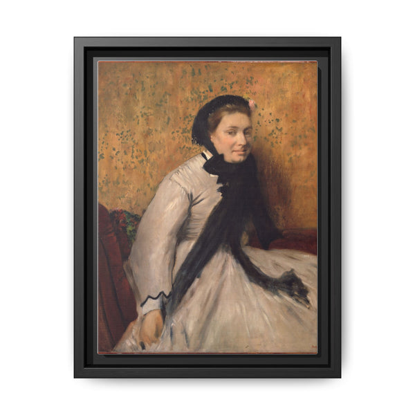 Portrait of a Woman in Gray (ca. 1685) by Edgar Degas - NOMADEN ART GALLERY