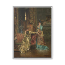 The Visit (c. 1870) by Alfred Stevens: A Glimpse into 19th-Century Elegance - NOMADEN ART GALLERY