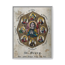 Saint George and Saint Antony of Padua, Saint Catherine of Alexandria, Saint Peter the Apostle, Saint Philomena, Saint Anne, Saint Barbara, Saint John the Baptist and Saint Agnes - NOMADEN ART GALLERY