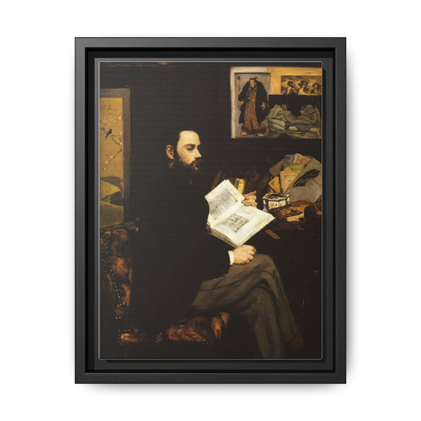 Portrait of Emile Zola (1868) by Edouard Manet - NOMADEN ART GALLERY