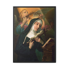 Female Saint Holding Crucifix with Crown of Thorns - NOMADEN ART GALLERY