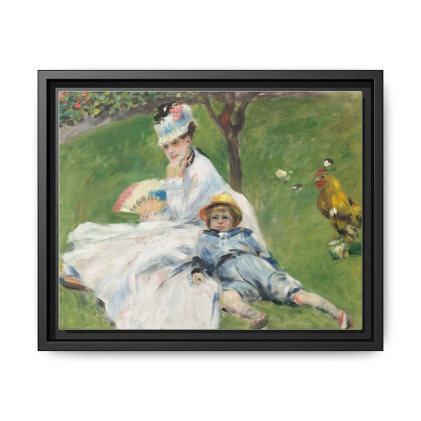 Pierre-Auguste Renoir's Madame Monet and Her Son (1874) - NOMADEN ART GALLERY