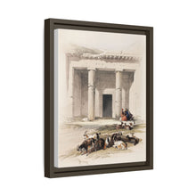 Entrance to the caves of Beni Hasan illustration by David Roberts (1796–1864)