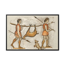 Hunter-Gatherer Mosaic: Vintage Encyclopaedia Art (1891) - NOMADEN ART GALLERY