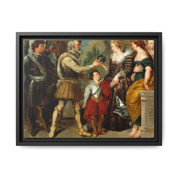 Henri IV Conferring the Regency upon Marie de' Medici (after Rubens) by Eugène Delacroix - NOMADEN ART GALLERY