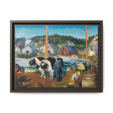 Ox Team, Wharf at Matinicus (1916) - NOMADEN ART GALLERY