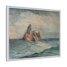 Hauling in the Nets (1887) by Winslow Homer