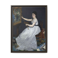Porträt der Eva Gonzalés im Atelier Manets (1870) by Edouard Manet - NOMADEN ART GALLERY