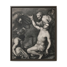 The martyrdom of Saint Laurence of Rome. Etching after J. Ribera. - NOMADEN ART GALLERY