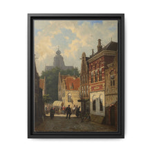 Dutch Street Scene (c. 1850–55) by Cornelis Springer - NOMADEN ART GALLERY