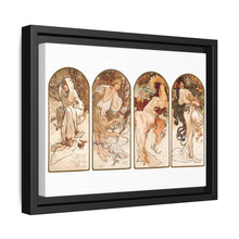 Alphonse Maria Mucha's The Seasons (1897). Famous Art Nouveau artwork