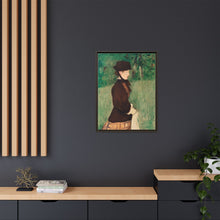 Mujer joven en un jardín (Jeune femme dans un jardin), (1879) de Édouard Manet