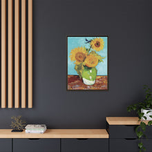 Vincent van Gogh's Vase with Three Sunflowers (1888) - NOMADEN ART GALLERY