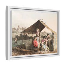 Illustration of teasel field from The Costume of Yorkshire (1814) by George Walker