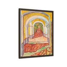 Corridor in the Asylum (1889) by Vincent Van Gogh - NOMADEN ART GALLERY