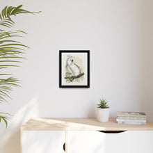 Great White-Crested Cockatoo (Cacatua alba) colored wood-engraved plate by Alexander Francis Lydon - NOMADEN ART GALLERY