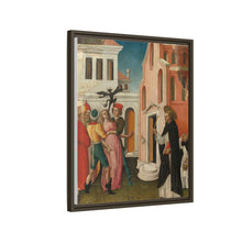 Saint Peter Martyr Exorcizing a Woman Possessed by a Devil by Antonio Vivarini