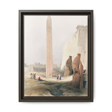 Luxor city on the east bank of the Nile River in southern Egypt illustration by David Roberts (1796–1864) - NOMADEN ART GALLERY