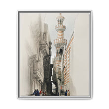 The minaret of the Mosque The Rhamree illustration by David Roberts (1796–1864). - NOMADEN ART GALLERY