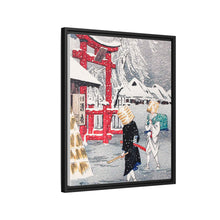 Impresión en alta resolución de Okabe en la nieve (ca. 1925-1926) de Hiroaki Takahashi 