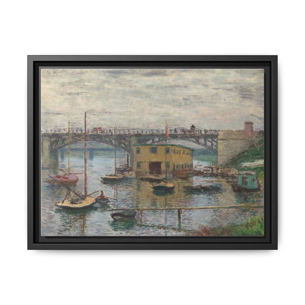 Claude Monet's Bridge at Argenteuil on a Gray Day (1876) - NOMADEN ART GALLERY