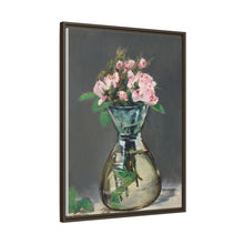 Rosas de musgo en un jarrón (1882) de Edouard Manet.